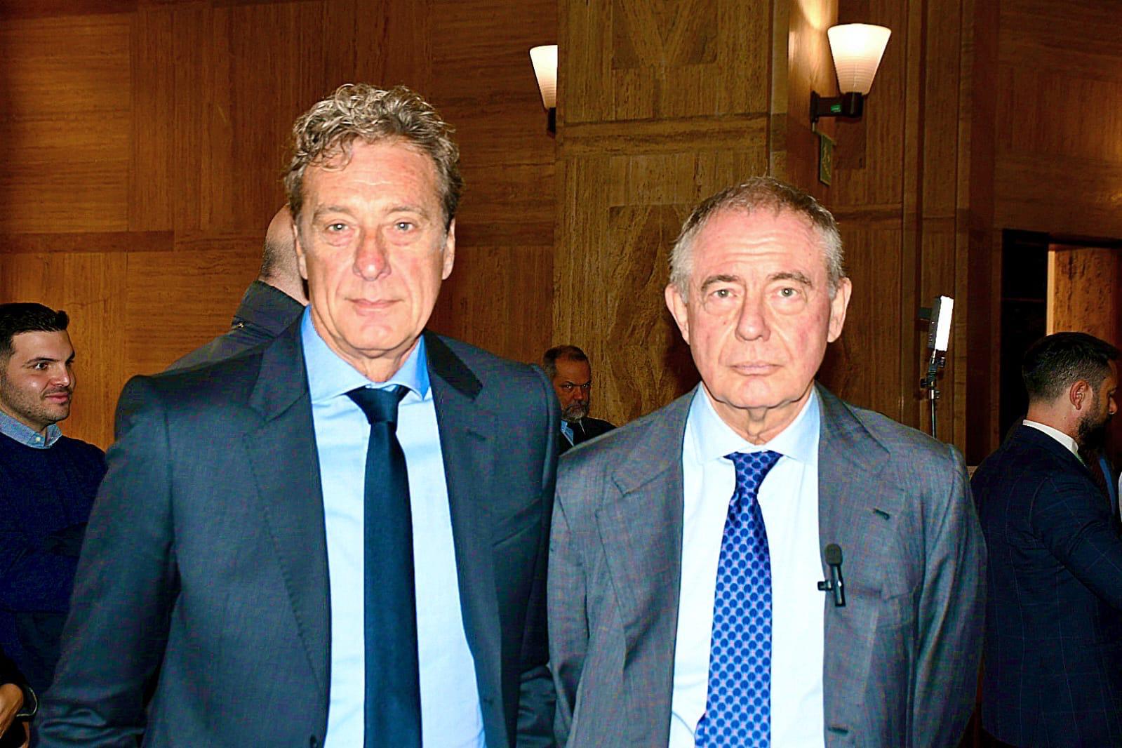 Presidente Acampora e Ministro Urso