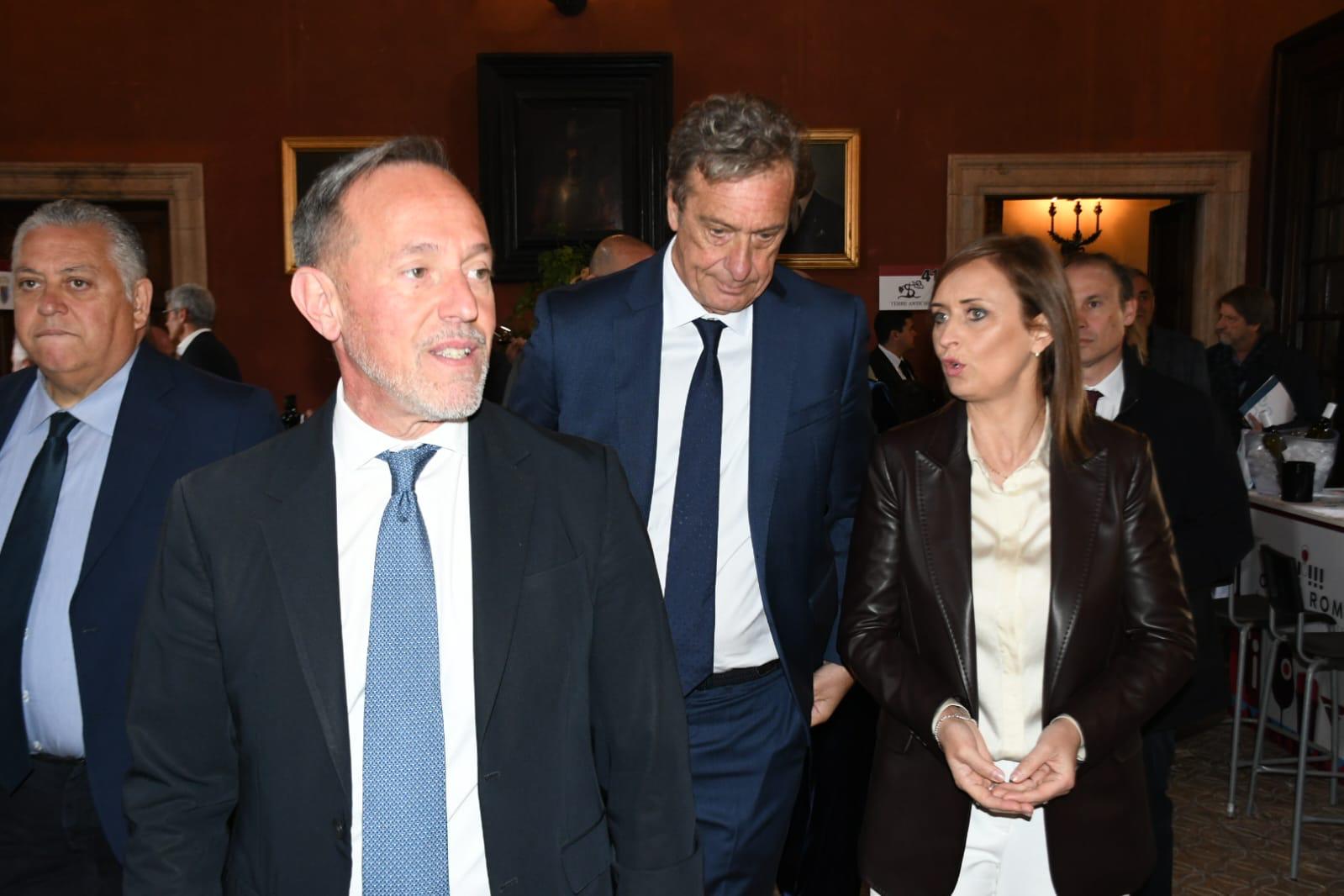 Assessore regionale Righini, Acampora e Assessore regionale Palazzo