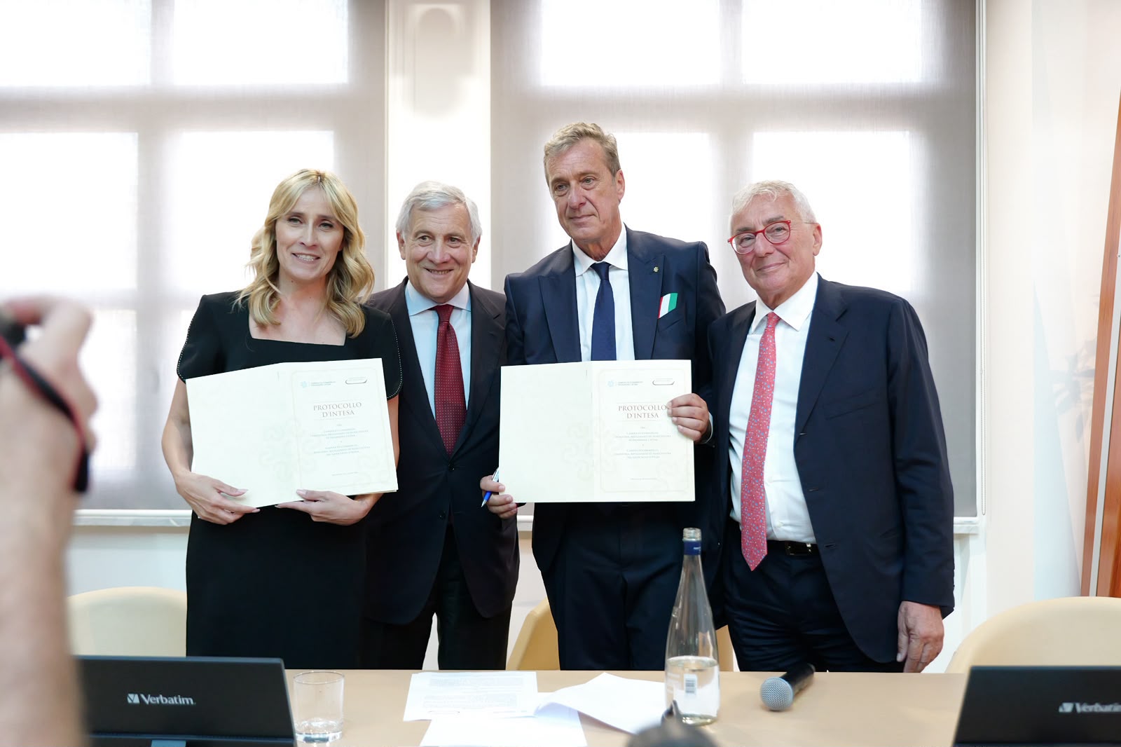 Ballone, Tajani, Acampora e Prete